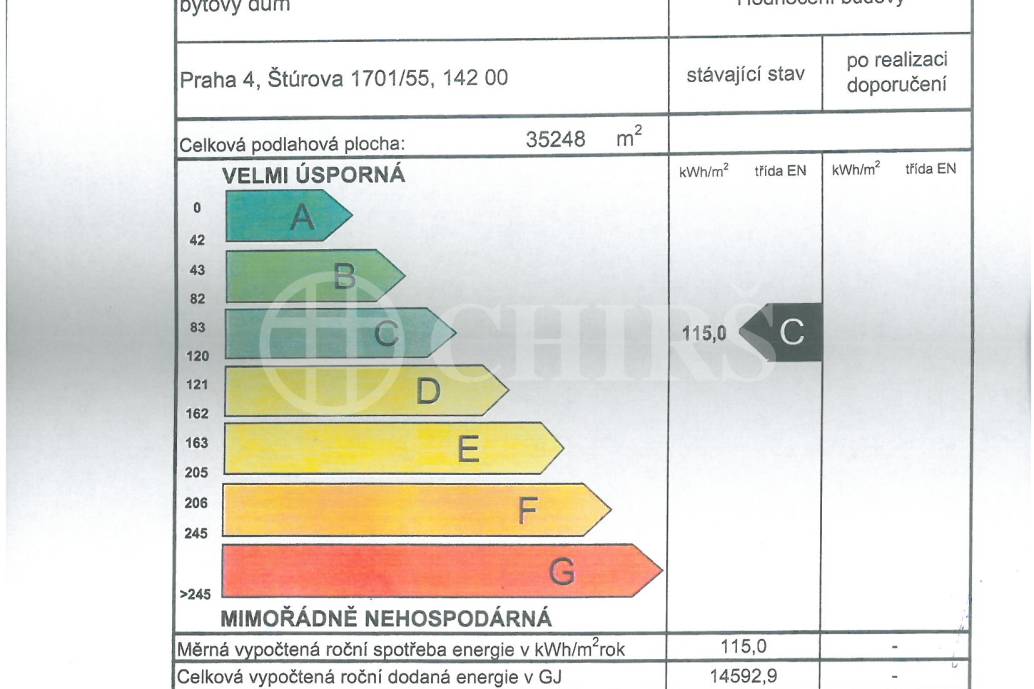 Prodej bytu 2+kk, OV, 39m2, ul. Štúrova 1701/55, Praha 4 - Krč