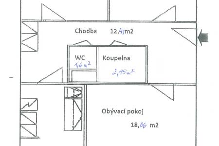 Prodej bytu 3+1 s lodžií, OV, 70m2, ul. Borovanského 2218/7, Praha 5 - Velká Ohrada