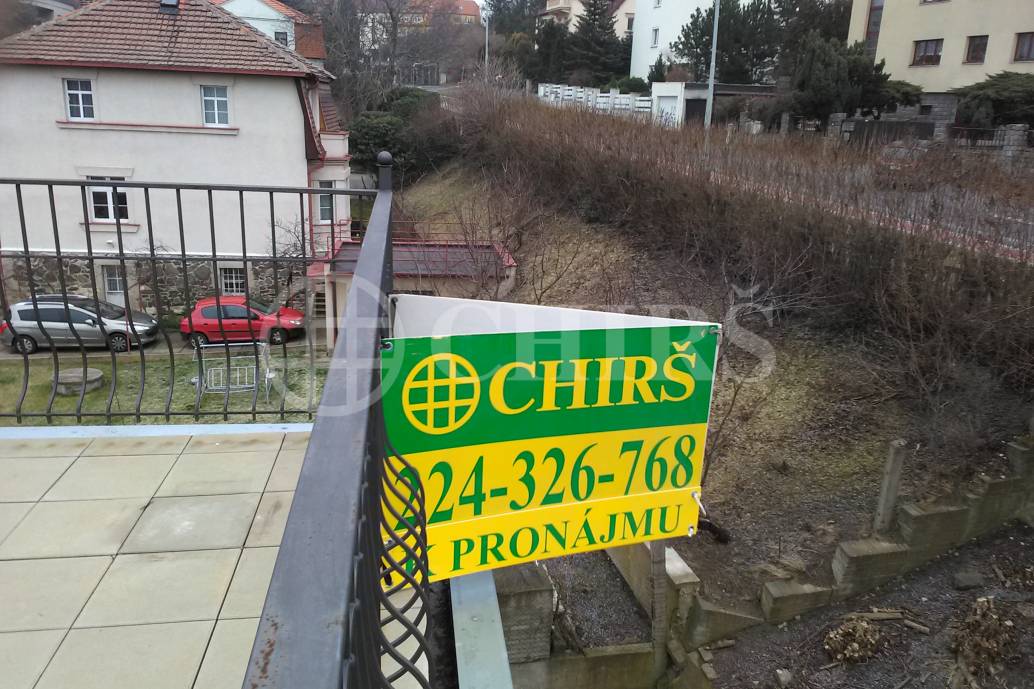 Pronájem bytu 1+1 s terasou, OV, 64m2, ul. Nad Cihelnou 312/28, Praha 4 - Podolí