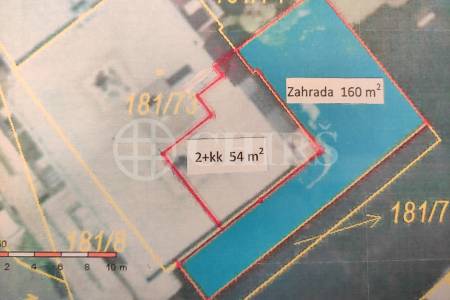 Prodej bytu 2+kk, OV, 54 m2, zahrada 160 m2. Rudolfa Holeky 636/2, Praha-9, Černý Most.