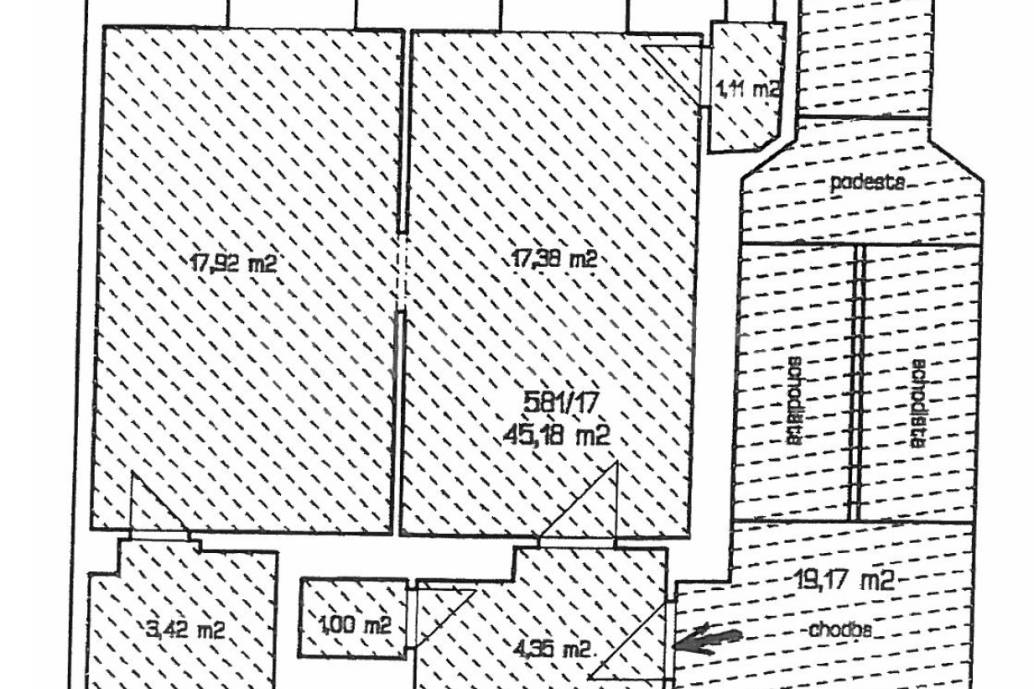 Pronájem bytu 2+kk, OV, 50m2, ul. Na hutích 581/1, Praha 6 - Dejvice