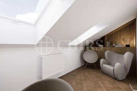 Prodej rozestavěné bytové jednotky - mezonet  3+kk, balkon, OV, 105,3 m², ul. Na Výšinách 900/8 - Praha 7 - Bubeneč