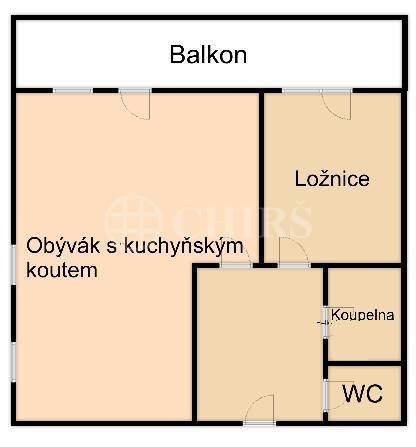 Pronájem bytu 2+kk s balkonem, OV, 56m2, ul. Nárožní 2787/7a, Praha 5 - Stodůlky