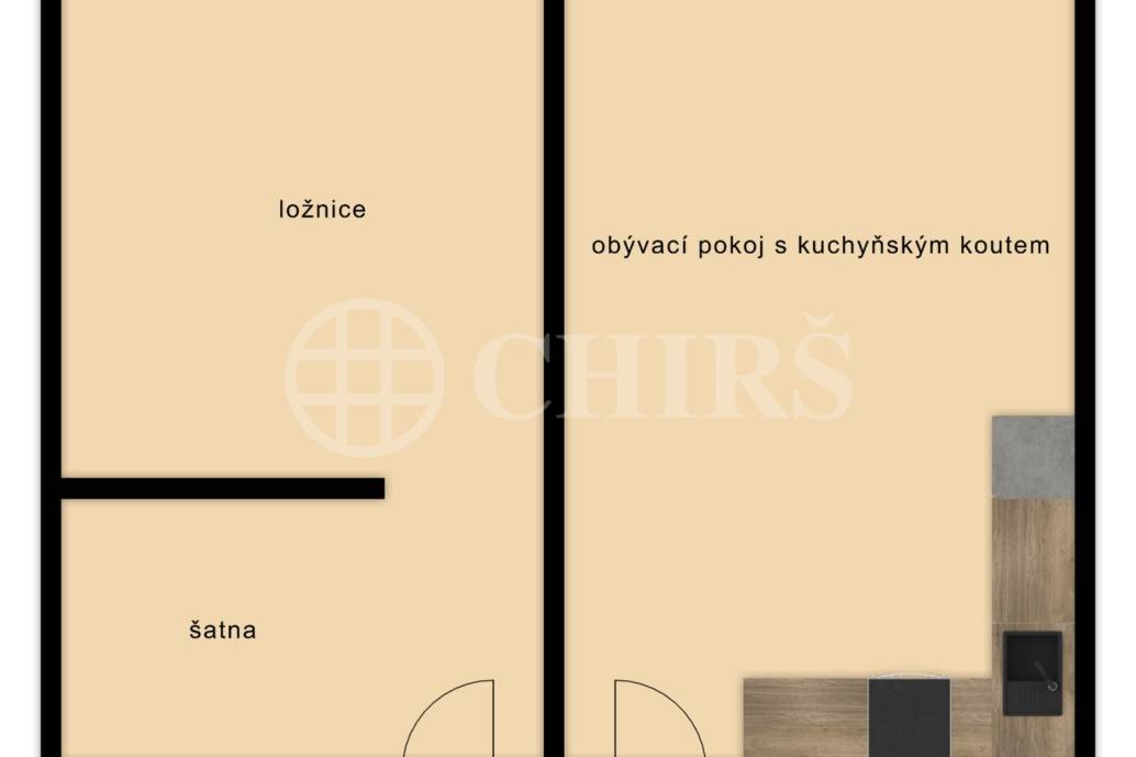 Prodej bytu 2+kk s balkonem, sklepem a garážovým stáním, OV, 68m2, ul Kakosova 1190/6, Praha 13 - Řeporyje