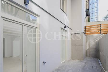 Prodej rozestavěné nebytové - ubytovací jednotky 2+kk, OV, 47,1 m², předzahrádka 15,8 m²,  ul. Na Výšinách 900/8 - Praha 7 - Bubeneč