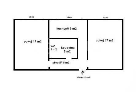 Prodej bytu 2+1, DV, 51 m2, ul. Egyptská, Praha 6 - Vokovice