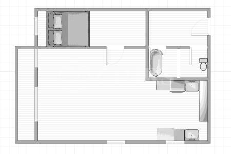 Pronájem bytu 2+kk s balkonem, OV, 47m2, ul. Kodymova 2539/8, Praha 5 - Stodůlky