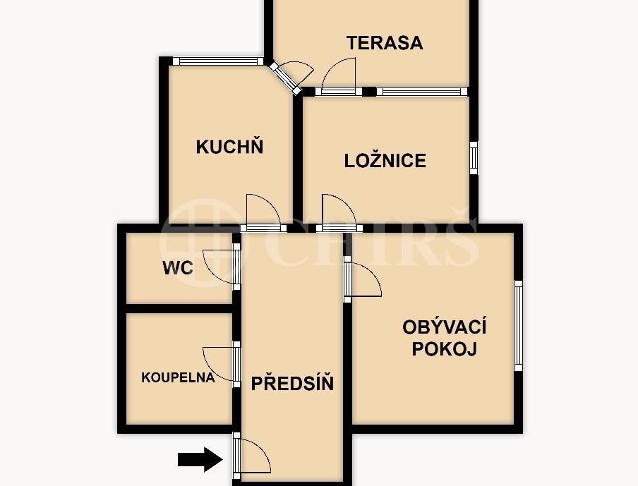 Prodej bytu 2+1 OV, 73m2, ul.Petržílkova 1436/35, Praha 5 - Stodůlky