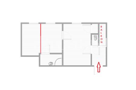 Prodej bytu 2+kk/B, OV, 51m2, ul. Michelská 711/57, Praha 4 - Michle